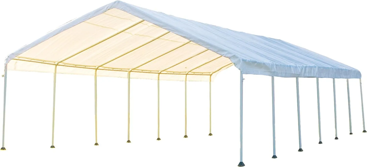 ShelterLogic 18' x 40' SuperMax Heavy Duty Steel Frame Quick and Easy Set-Up Canopy