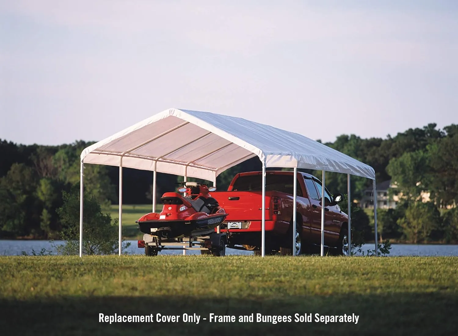 ShelterLogic SuperMax All Purpose Outdoor 18 x 20-Feet Canopy Replacement Cover for SuperMax Canopies (Cover Only, Frame Not Included)