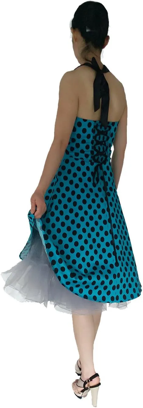 Shimaly® Women's 50s Vintage Petticoat 26" Crinoline Rockabilly Tutu Skirt Slip S-3XL