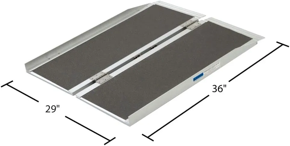 Silver Spring Aluminum Folding Wheelchair Ramp Plus 3' x 29"