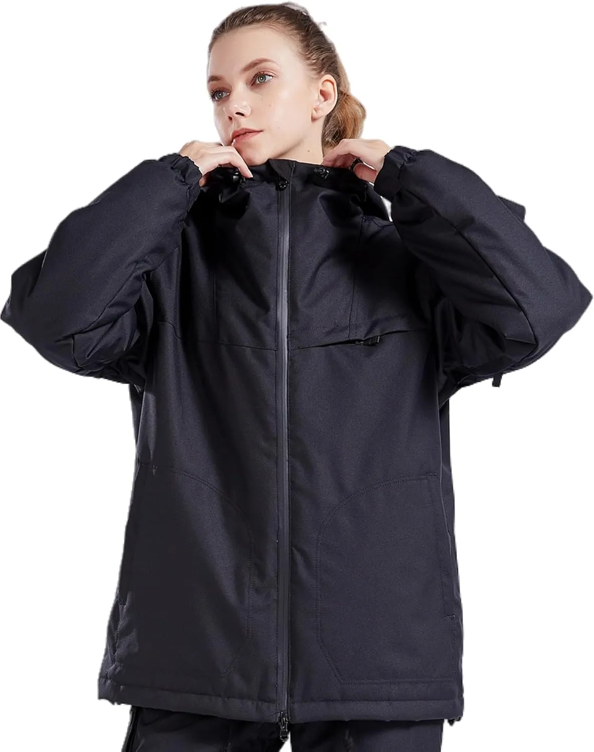Ski Jacket Women Waterproof Winter Snow Coats With Hooded Skiing Snowboard Jacket Windproof