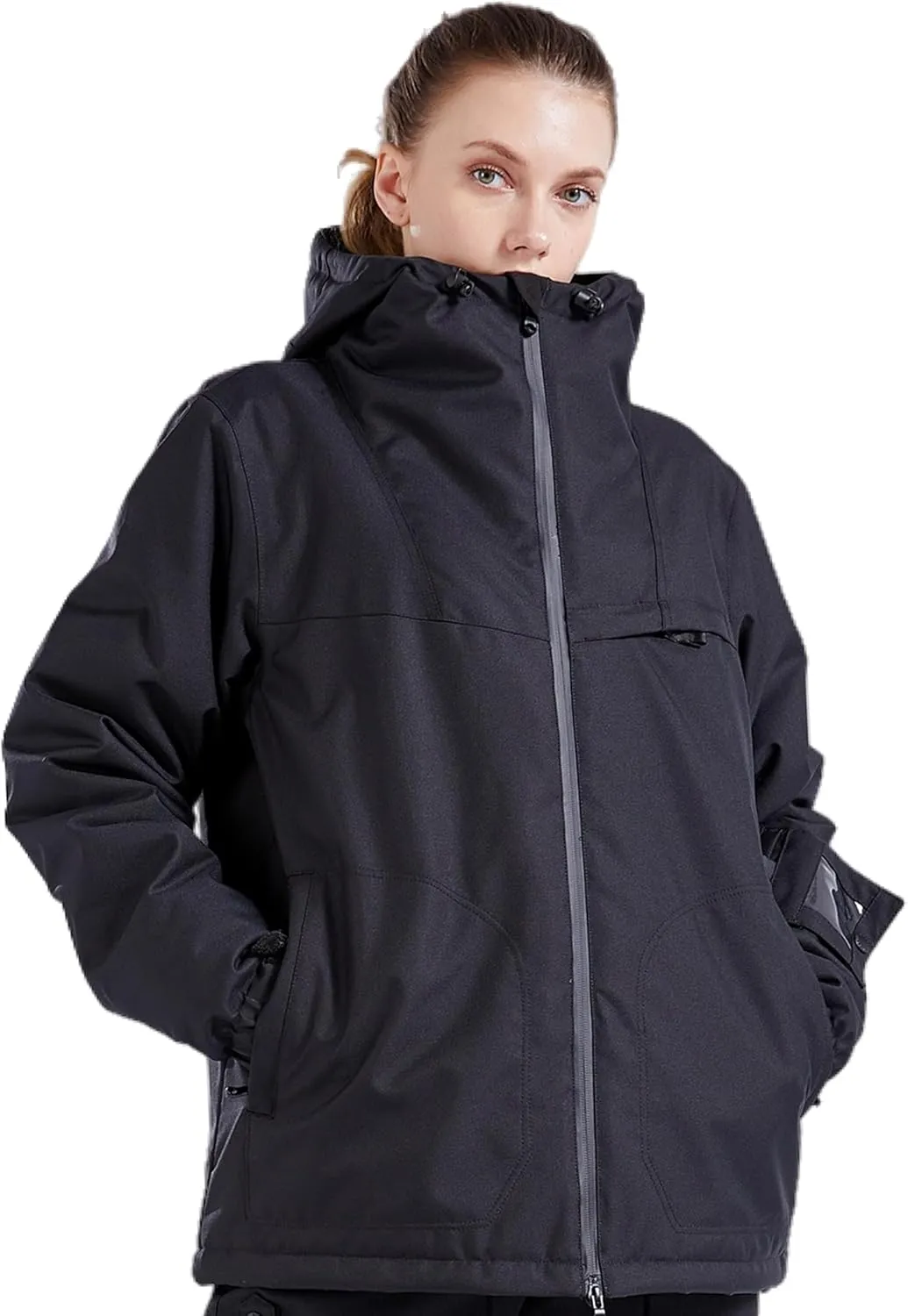 Ski Jacket Women Waterproof Winter Snow Coats With Hooded Skiing Snowboard Jacket Windproof