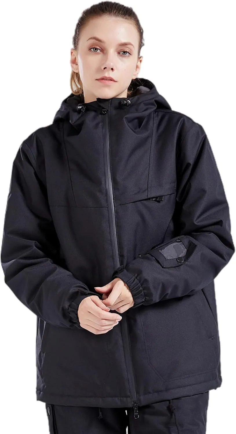 Ski Jacket Women Waterproof Winter Snow Coats With Hooded Skiing Snowboard Jacket Windproof