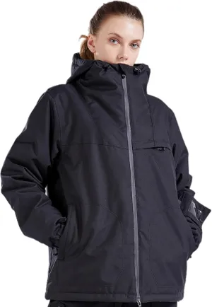 Ski Jacket Women Waterproof Winter Snow Coats With Hooded Skiing Snowboard Jacket Windproof