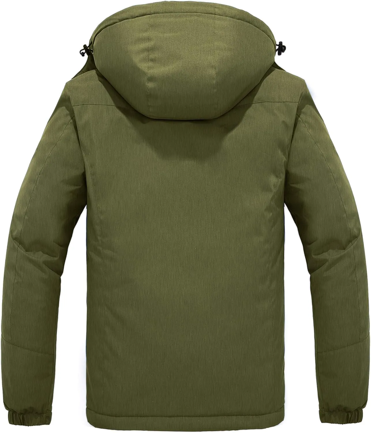Skieer Men's Mountain Waterproof Ski Jacket Winter Rain Jacket Warm Fleece Snow Coat