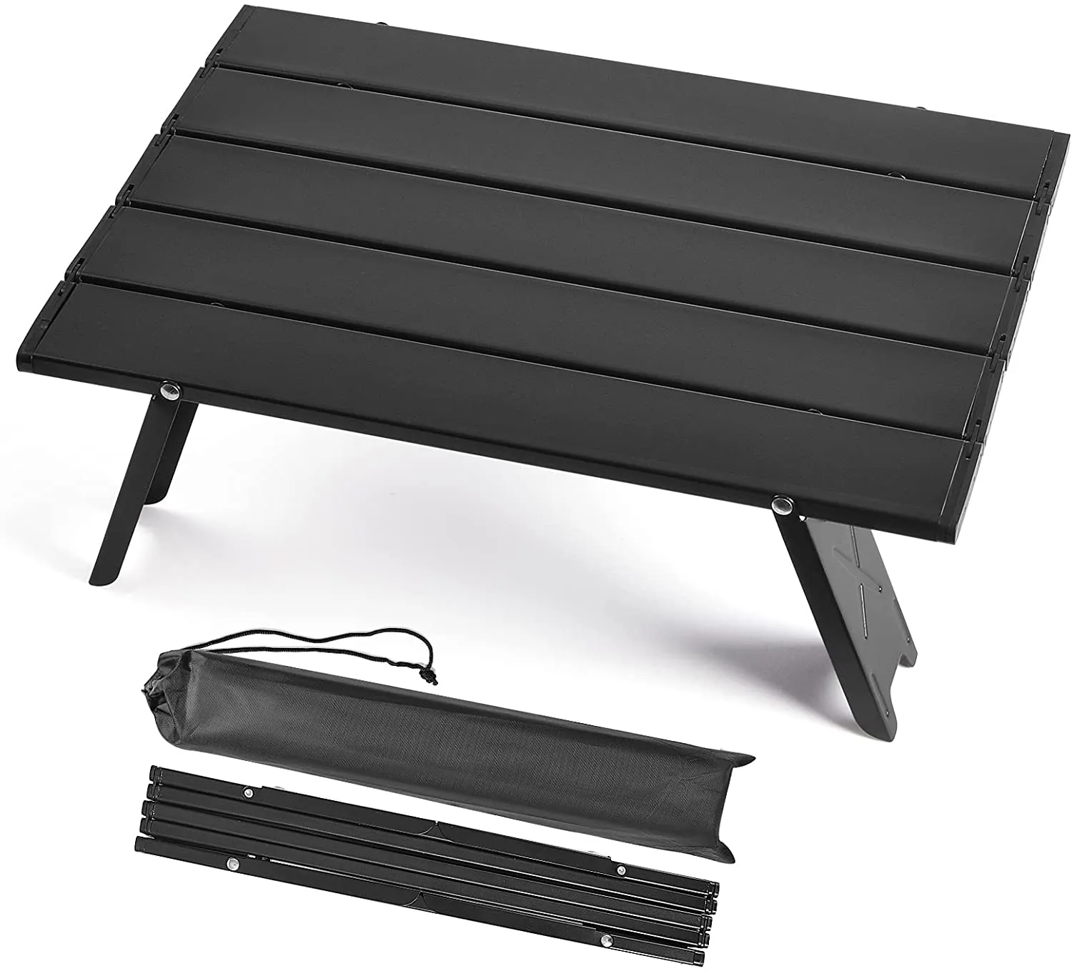 Small Picnic Table Folding Tables Aluminium for Camping Hiking Beach Travel Portable Ultralight Compact Mini Camping Table