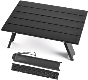 Small Picnic Table Folding Tables Aluminium for Camping Hiking Beach Travel Portable Ultralight Compact Mini Camping Table
