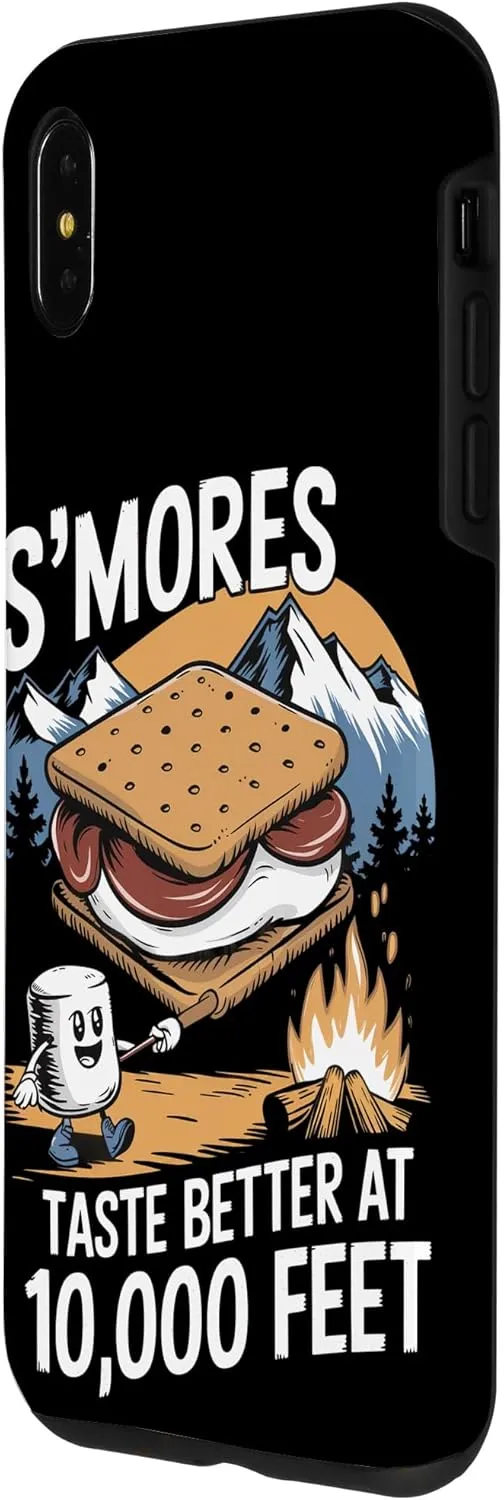 S’mores Taste Better at 10,000 Feet Alpine Camping Case for iPhone XS Max