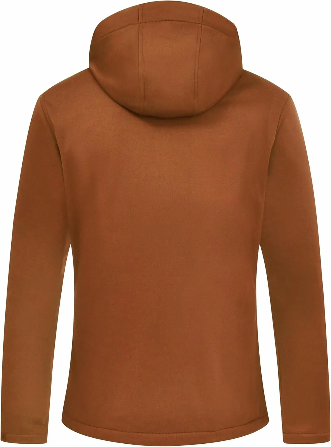 Softshell Jacket Women Fleece Lined Lightweight Jacket Waterproof Coat with Hooded Outdoor Hiking