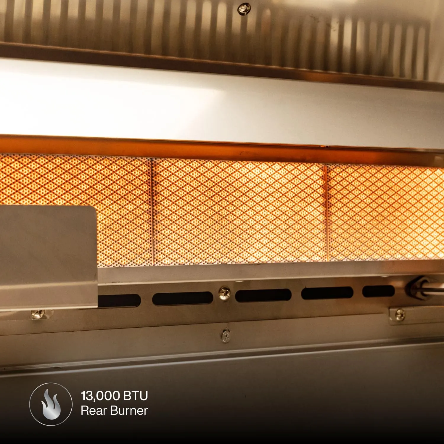 Spire Premium 5 Burner Built In Gas Grill Island Head, Stainless Steel 30 Inch Propane Grill with Rear Burner, 63,000 BTUs, 750 SQ In Racks, Dual Fuel Compatibility - 740-0788P
