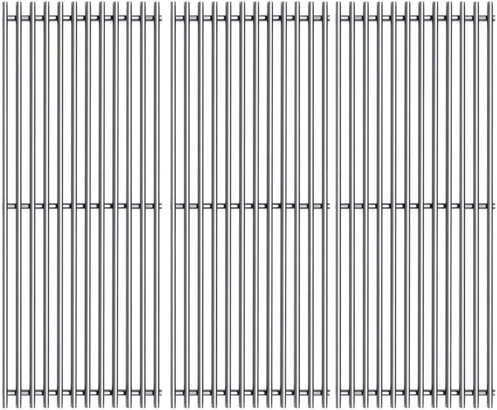SS12210601 (3-Pack) 19" Stainless Steel Cooking Grates Replacement Parts for Members Mark GR2210601-MM-00 Cooking Grid Members Mark Rankam Grill Parts GR2210601MM00
