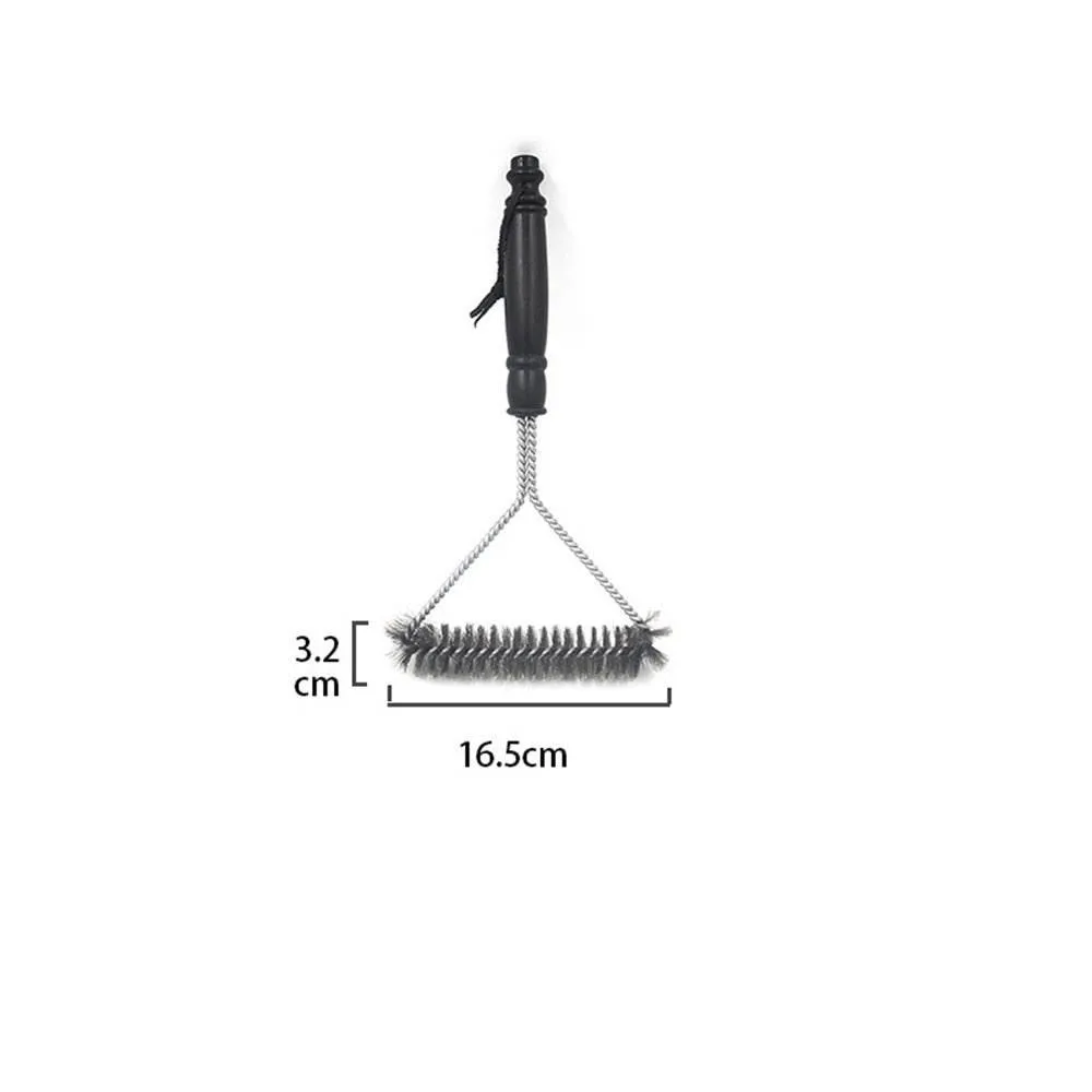 Stainless Steel BBQ Grill Brush - Heavy Duty Cleaner for Grills