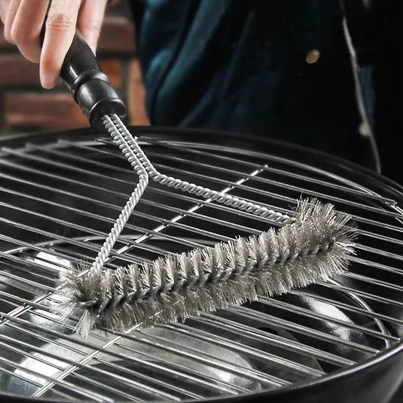 Stainless Steel BBQ Grill Brush - Heavy Duty Cleaner for Grills