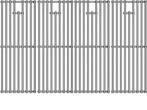Stainless Steel Cooking Grill Grates Replacement for 16517 Bull BBQ Angus, Brahma, Lonstar Select, Outlaw Steer Premium, Lonestar Select, 7 Burner Premium, 19.25" x 30"