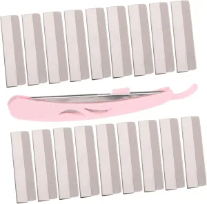 Stainless Steel Eyebrow Trimmer Set Personal Brow Grooming Kit for Men Women
