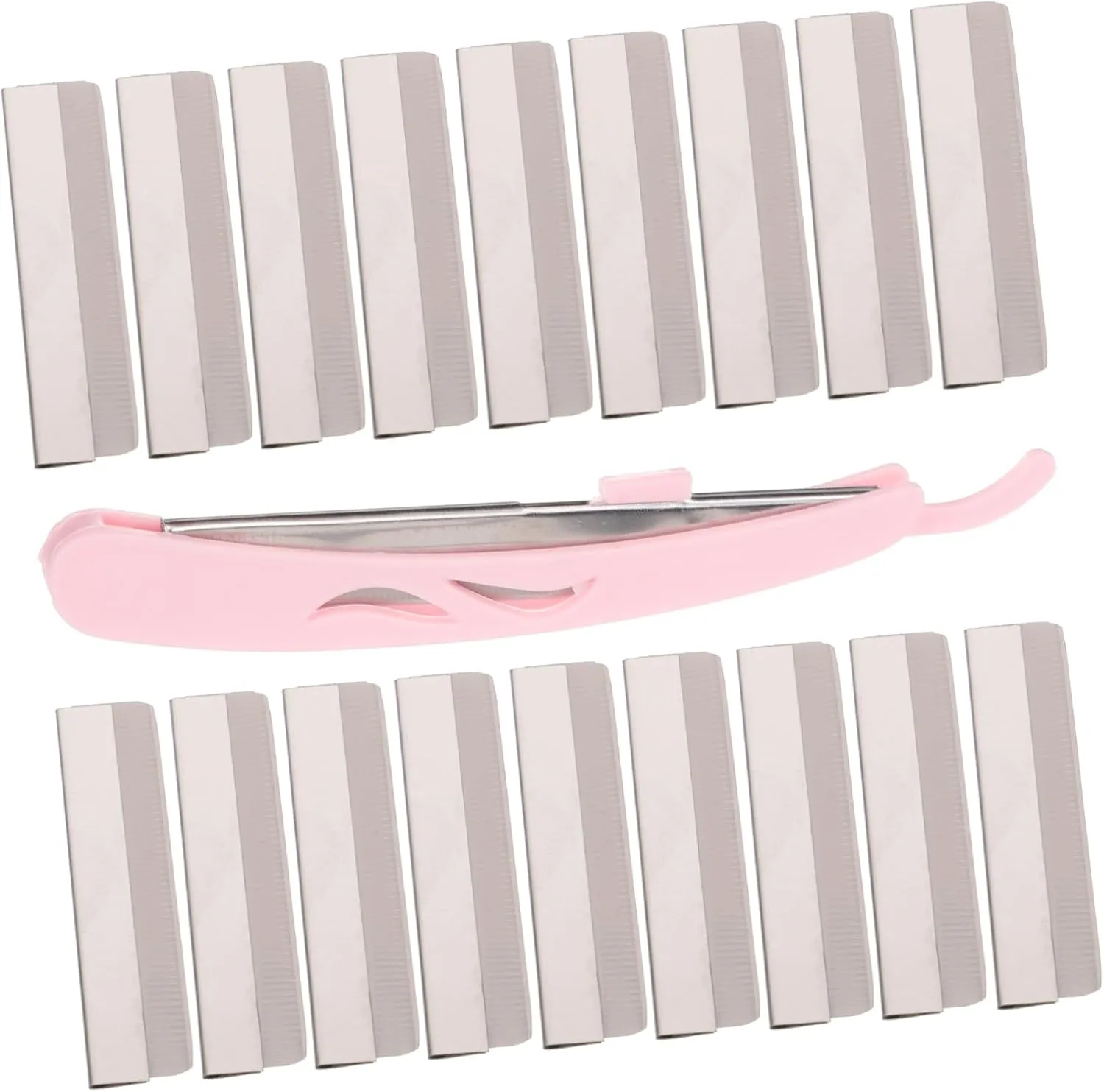 Stainless Steel Eyebrow Trimmer Set Personal Brow Grooming Kit for Men Women