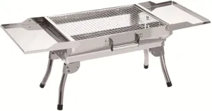 Stainless Steel Grill Camping Outdoor Korean Grill Stand Folding Grill Camping Portable Cooking Grill Tool