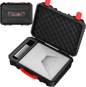 Starlink Mini Case, Portable Travel Bag for Mini Starlink Dish Kit, Waterproof Hard Case fits Kickstand, Pipe Adapters, Power Supplies, Cables, Ethernet Cables and More