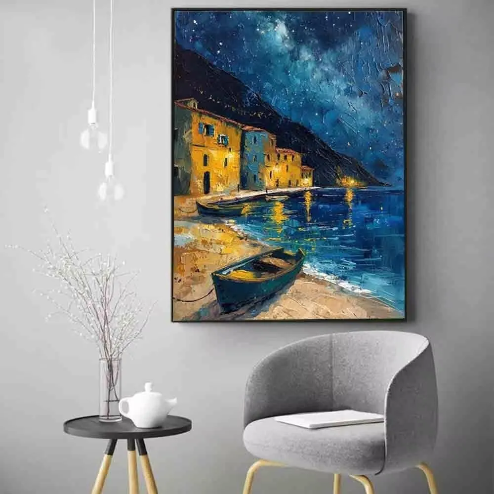 Starry Sky Diamond Painting Sea Diamond Art Kits for Adults, DIY 5D Gem Art Painting Kit Round Full Drill Crystal Embroidery Pictures Crafts, Home Wall Decor Gifts, Hobbies for Women 28x38in -47e0