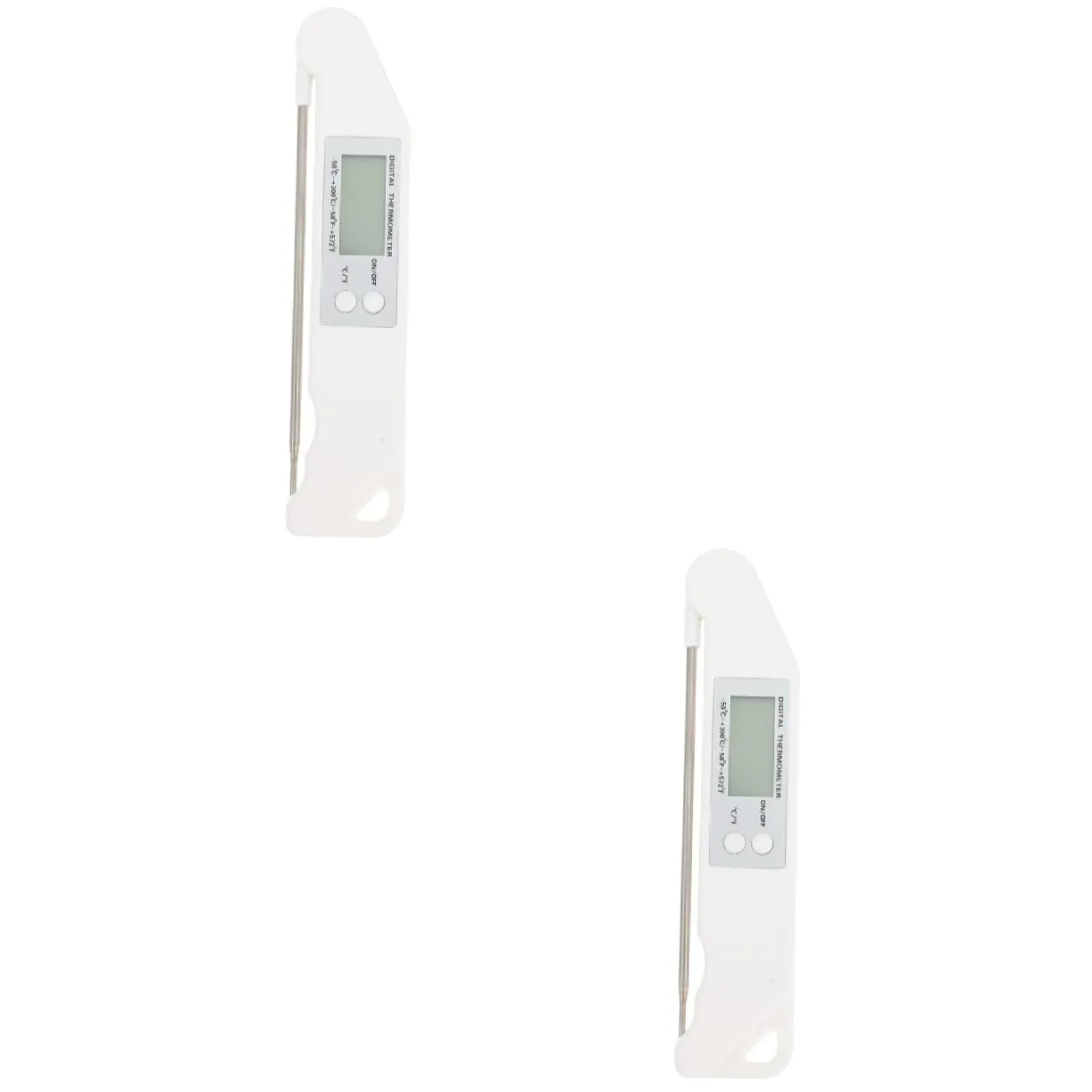 STOBAZA 2 Pcs Digital Meat Thermometer Instant Read BBQ Kitchen Thermometer for Cooking