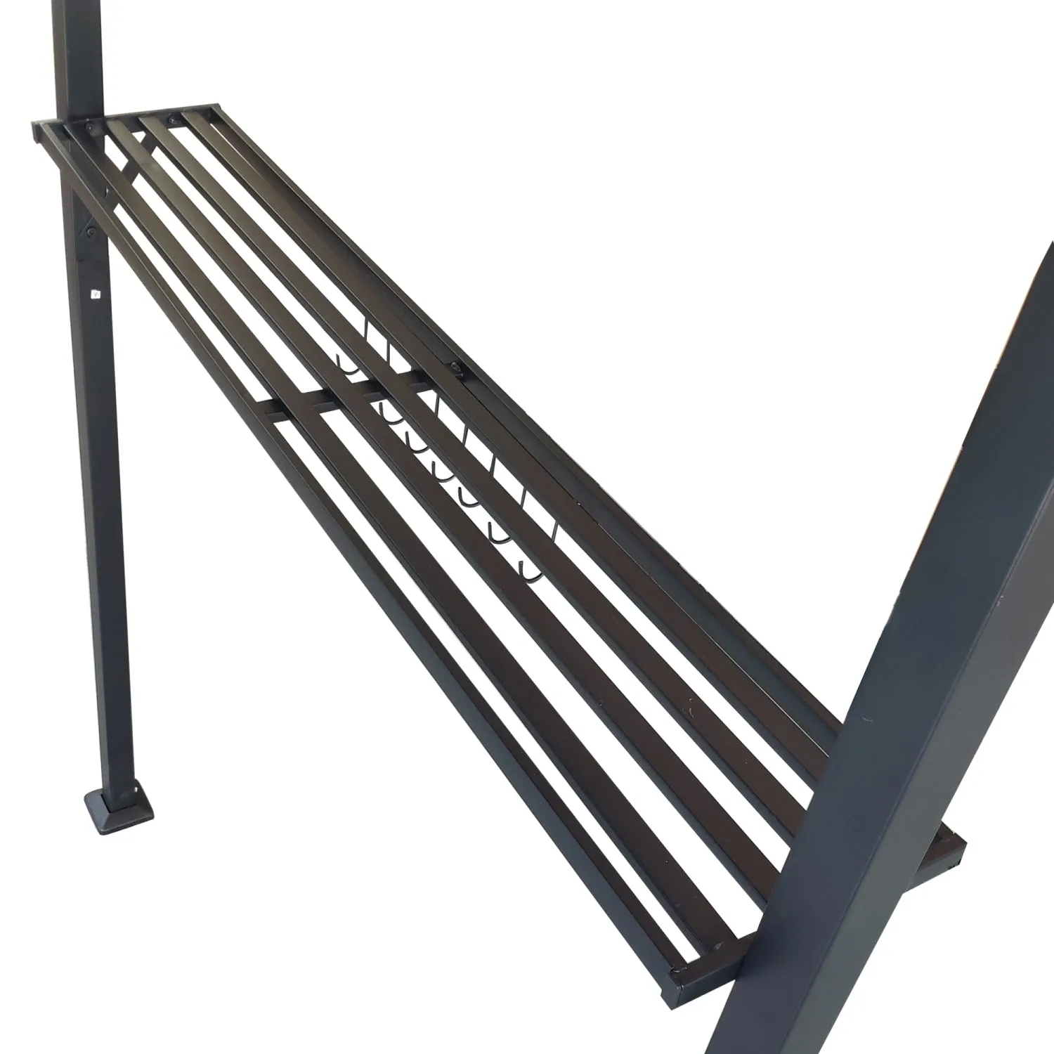 Streamdale Grill Gazebo 8x5 Ft, Double Tier Canopy, Steel Frame - Brown