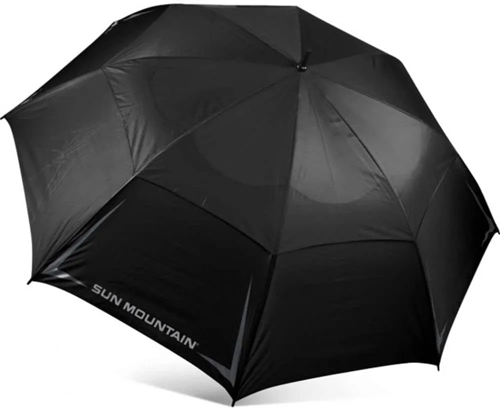 Sun Mountain 2021 68" Manual Golf Umbrella Black 68 in