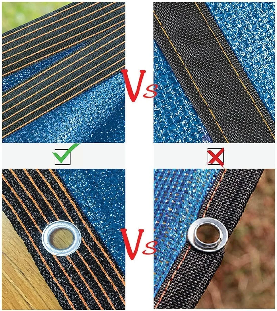 Sun Shade Cloth 6.5 Ft x 20 Ft 90% UV-Blocking Net Shade for Plant Cover, Shade Netting for Greenhouse, Barn, Chicken Coop,Dog Kennel Outdoor,Canopy, Pools, Garden Shade Mesh Net Blue