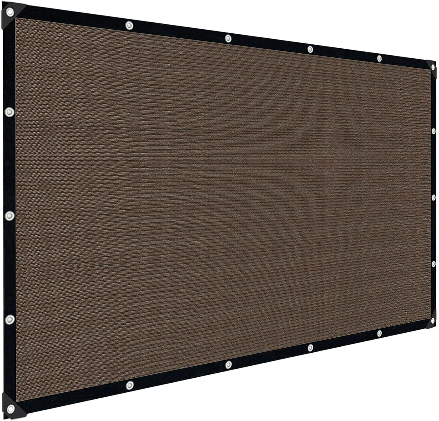 Sun Shade Cloth with Grommets,90% UV Protection Shade Fabric,Pergola Shade Cover Canopy Fence Privacy Screen Balcony,Brown Sunshades for Patio Pergola Garden Backyard Outdoor,Mocha-20x20FT