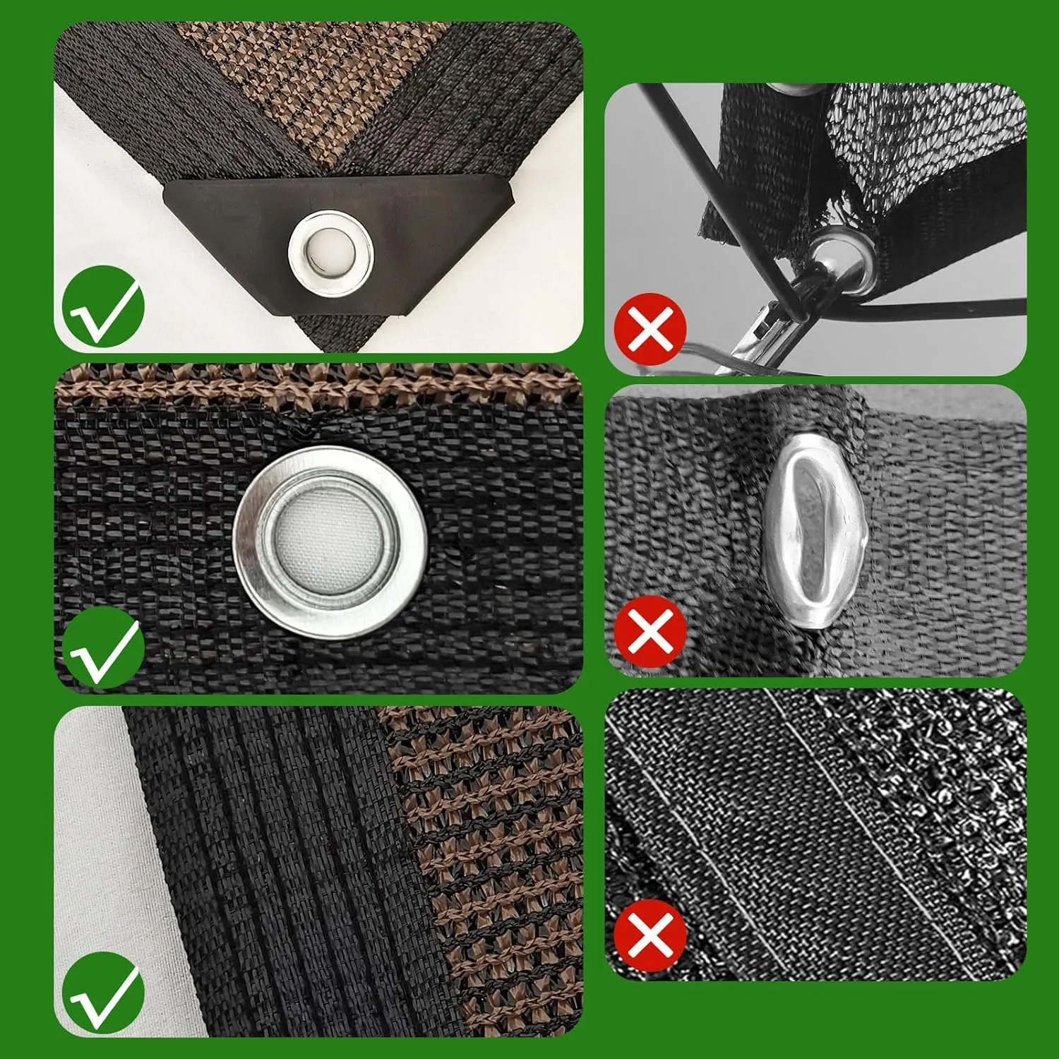 Sun Shade Cloth with Grommets,90% UV Protection Shade Fabric,Pergola Shade Cover Canopy Fence Privacy Screen Balcony,Brown Sunshades for Patio Pergola Garden Backyard Outdoor,Mocha-20x20FT