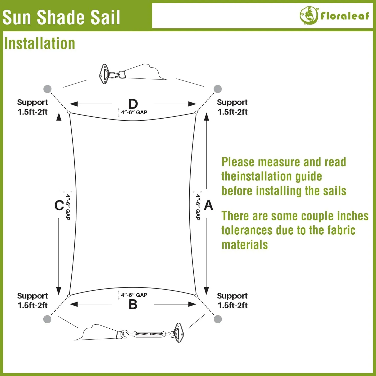 Sun Shade Sail 10' X 13' Rectangular Waterproof Sun Sail UV Block Canopy for Outdoor Patio Lawn Garden Backyard, Turquoise