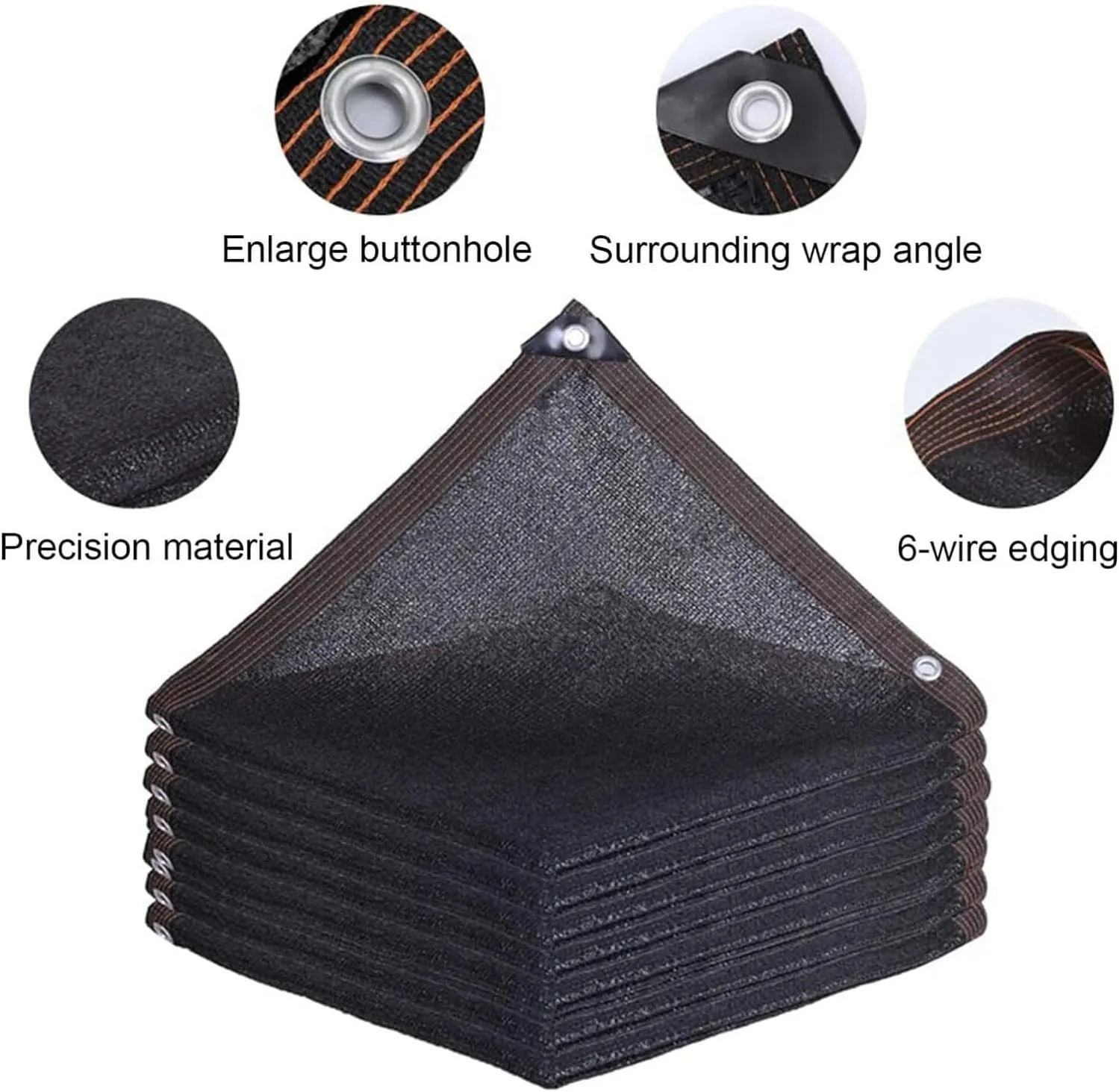 Sun Shade Sail, Outdoor UV Block Shade Canopy, Rectangle Breathable Permeable Shade Cloth, Awning With Eyelets For Garden, Patio Deck Outdoor Facility And Activities Shade Cover(78.7x157.4inch)