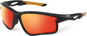 suoso Polarized Sports Sunglasses Men: Running Sunglasses Women Wrap Around Glasses for Fishing Driving UV400 Protection TR90