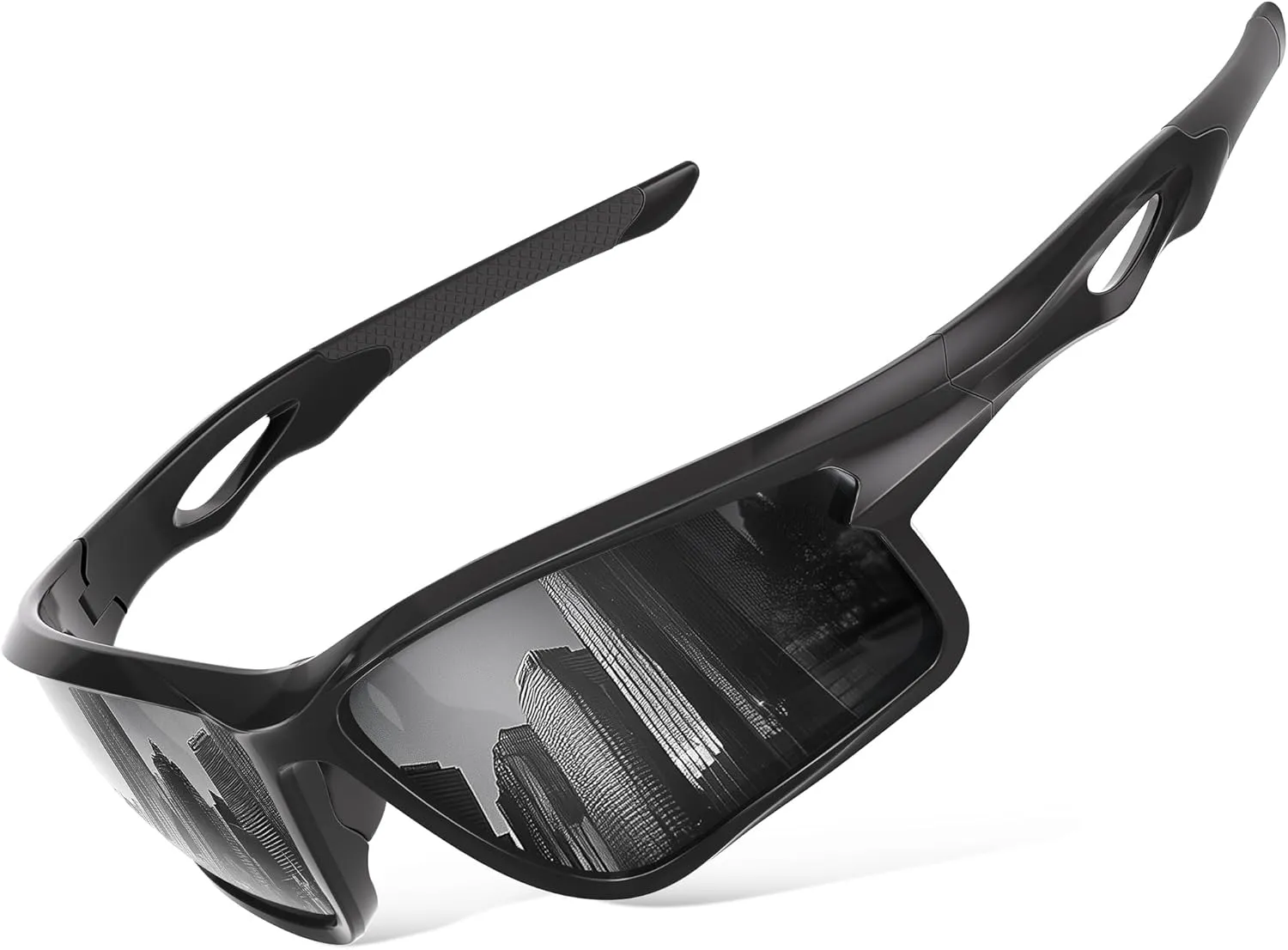suoso Polarized Sports Sunglasses Men: Running Sunglasses Women Wrap Around Glasses for Fishing Driving UV400 Protection TR90