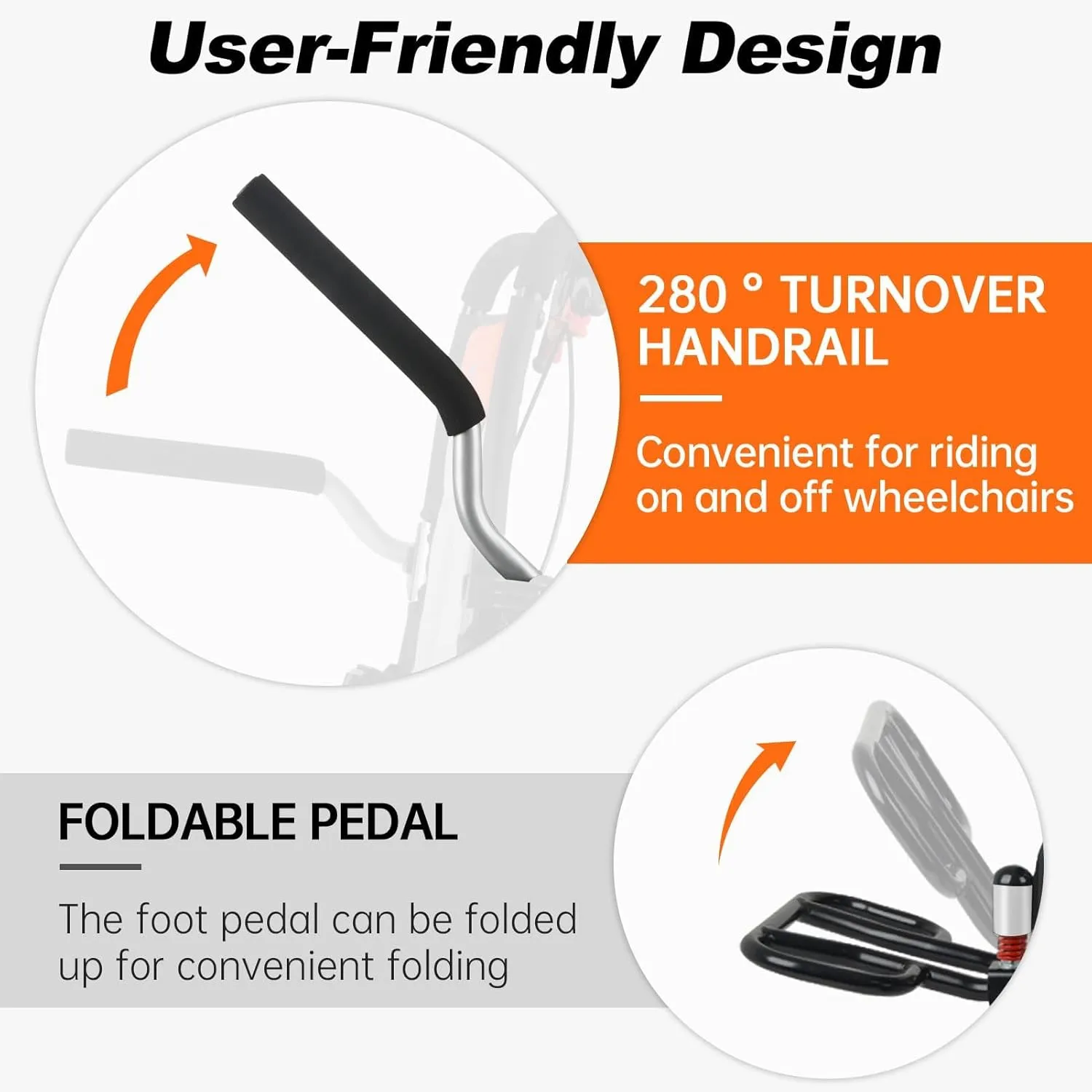 Super Lightweight (Only 19lbs) Portable Transit Travel Wheelchair, Folding Transport Wheelchairs for Adults and Seniors Support 220lbs, Lightweight Aluminum Wheelchair for Elderly