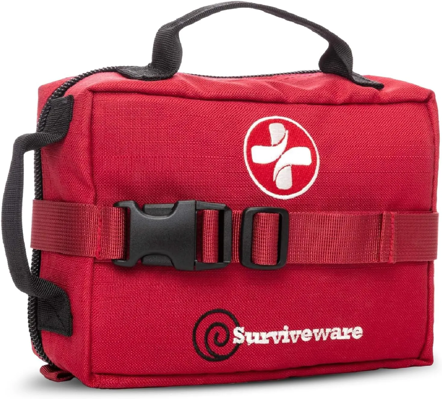 Survivor's Choice Premium First Aid Kit | Military-Grade Medical Supplies for Emergency, Camping & Travel | Water-Resistant 600D Case
