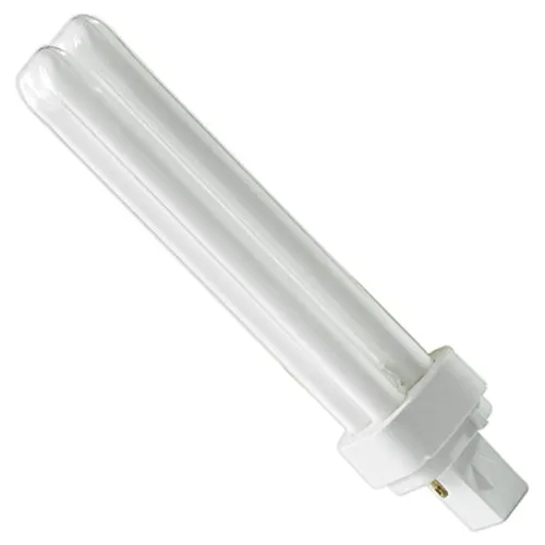SYLVANIA #21113 CF26DD/827 26 watt Double-Tube Compact Fluorescent Lamp, Offset 2-Pin (G24d-3) Base, 2700K, 1710 lumens, 10,000hr Life