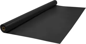 Table Mate USA Black Plastic Table Cloth Disposable Table Cover Roll 40" x 300' Made in The USA Halloween Thanksgiving Graduation Birthday Parties BBQs