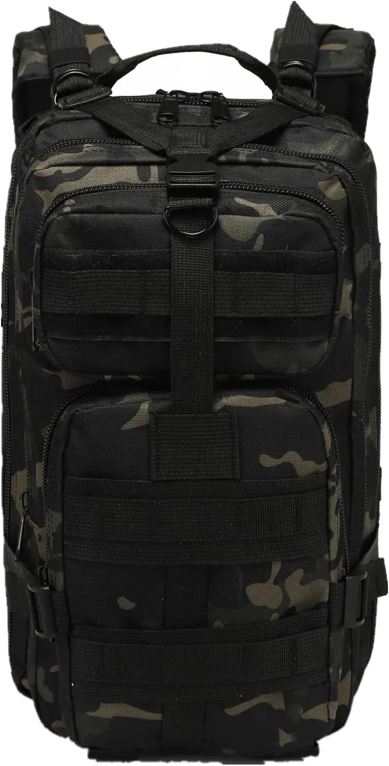Tactical Backpack for Men, 30L Small Outdoor Army Backpacks Military Rucksack Molle Bag for Sports Camping Hiking Trekking Fishing Hunting