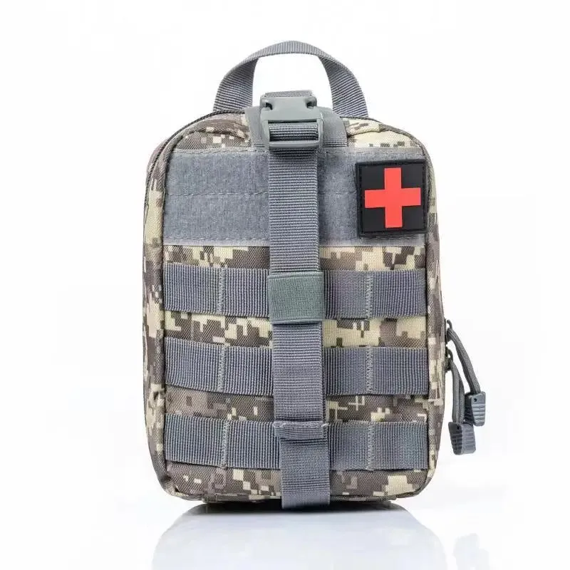 Tactical First Aid Kit Waist Bag Emergency Travel Survival Rescue Handbag Waterproof Camping First Aid Pouch Patch Bag Case