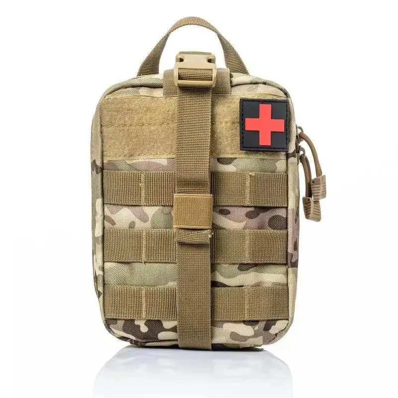 Tactical First Aid Kit Waist Bag Emergency Travel Survival Rescue Handbag Waterproof Camping First Aid Pouch Patch Bag Case