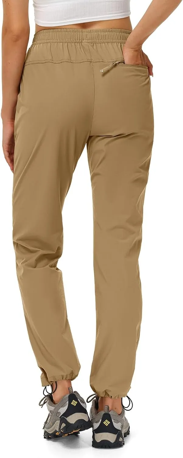 TBMPOY Women's Hiking Pants Water Resistant Lightweight Quick Dry Cargo Travel Fishing Work Camping Pant with 4 Pockets