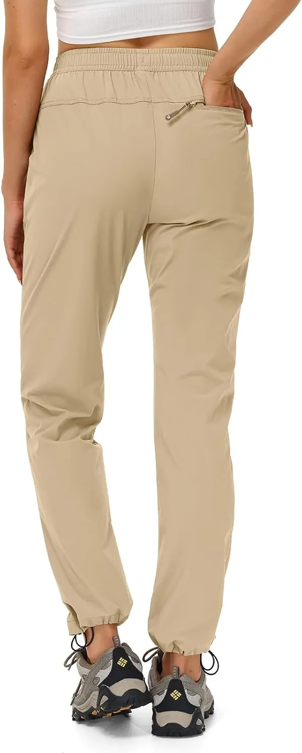 TBMPOY Women's Hiking Pants Water Resistant Lightweight Quick Dry Cargo Travel Fishing Work Camping Pant with 4 Pockets
