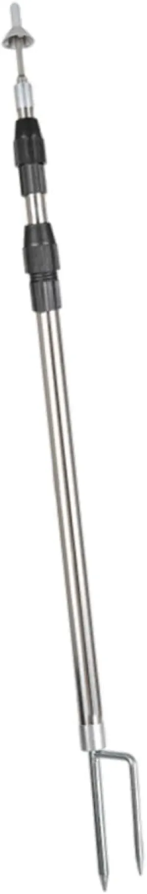Tent Tarp Poles Replacement Poles Heavy Duty Tent Support Rods Adjustable Stainless Steel Tent Pole Awning Poles for Hiking
