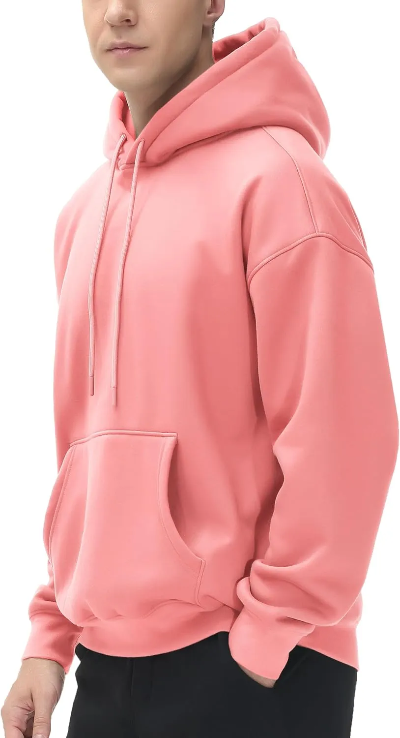 THE GYM PEOPLE Men's Loose Fit Pullover Hoodie Soft Lightweight Hooded Sweatshirt with Pockets