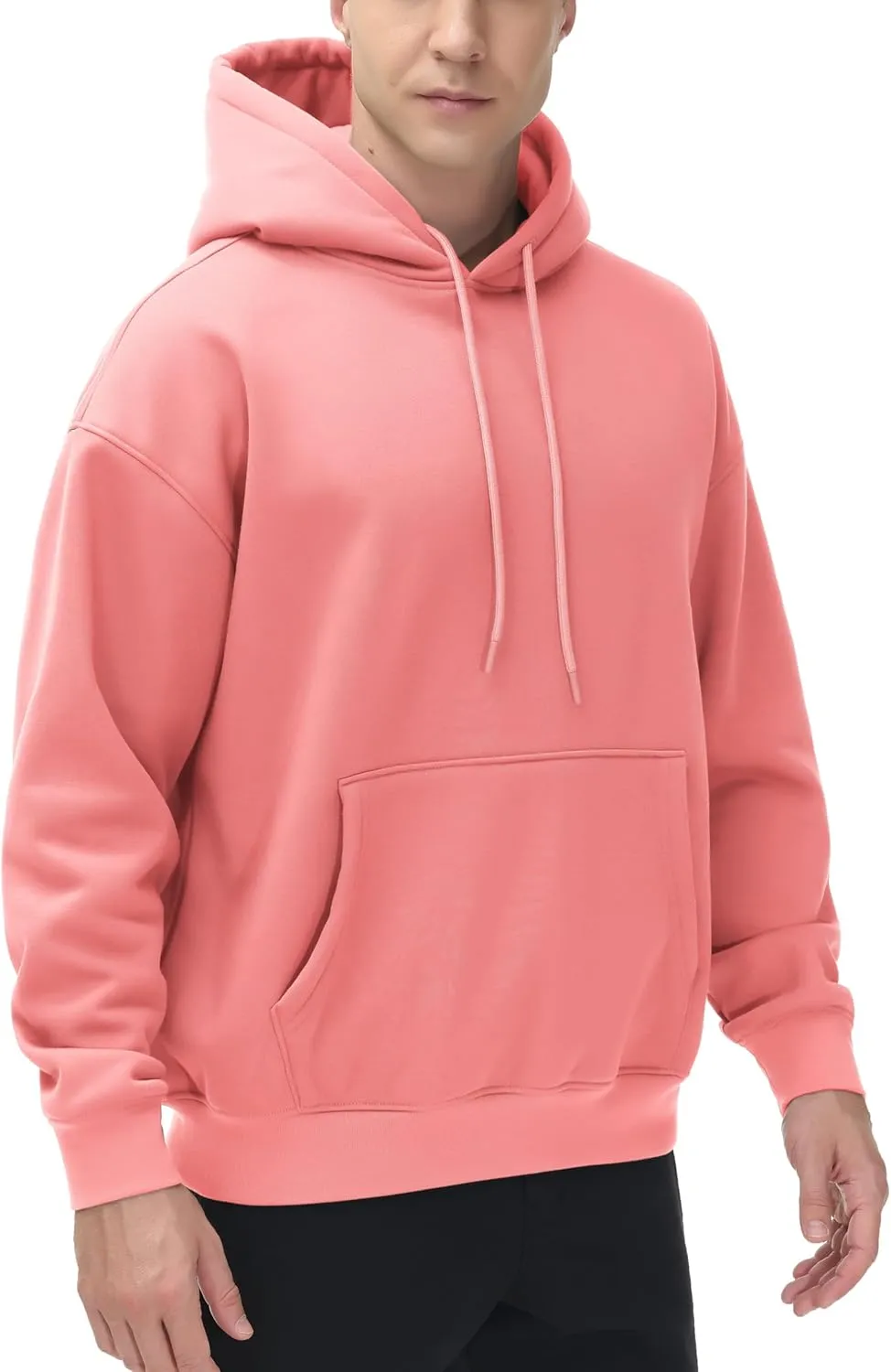 THE GYM PEOPLE Men's Loose Fit Pullover Hoodie Soft Lightweight Hooded Sweatshirt with Pockets