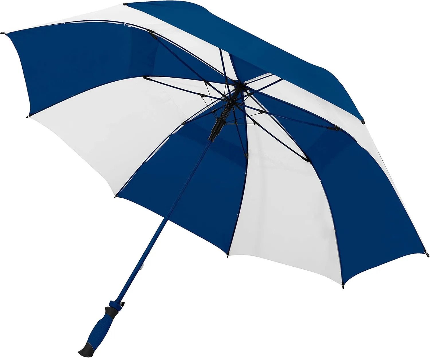 The Paramount Vented Large 64 inch Windproof Automatic Open Double Canopy Golf Umbrella for Rain, Wind and Sun, Strong & Lightweight Oversized Golf Umbrella with Wind Vent for Men & Women