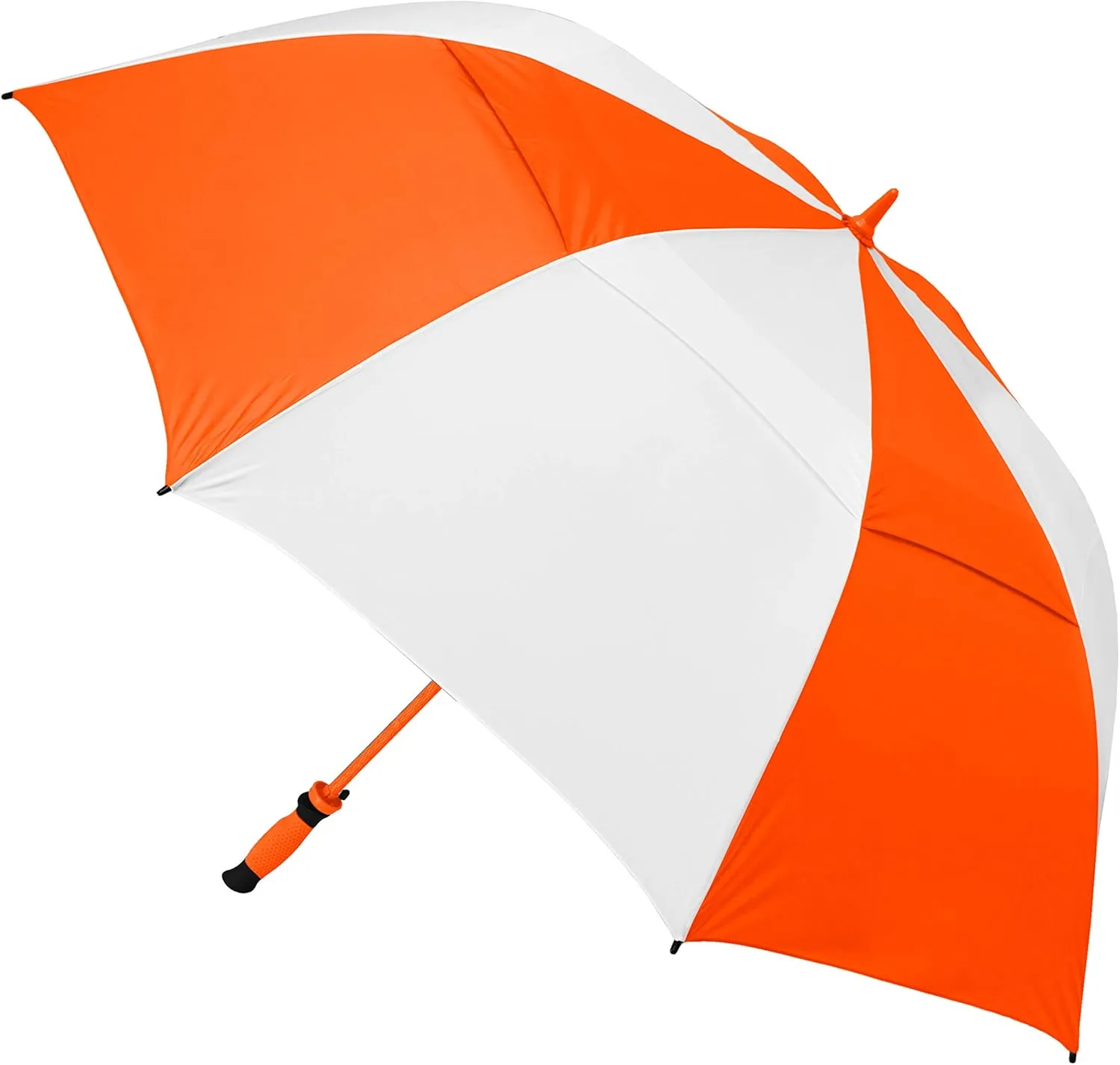 The Paramount Vented Large 64 inch Windproof Automatic Open Double Canopy Golf Umbrella for Rain, Wind and Sun, Strong & Lightweight Oversized Golf Umbrella with Wind Vent for Men & Women