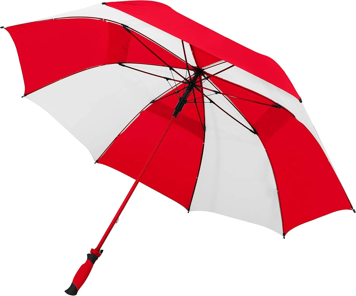 The Paramount Vented Large 64 inch Windproof Automatic Open Double Canopy Golf Umbrella for Rain, Wind and Sun, Strong & Lightweight Oversized Golf Umbrella with Wind Vent for Men & Women