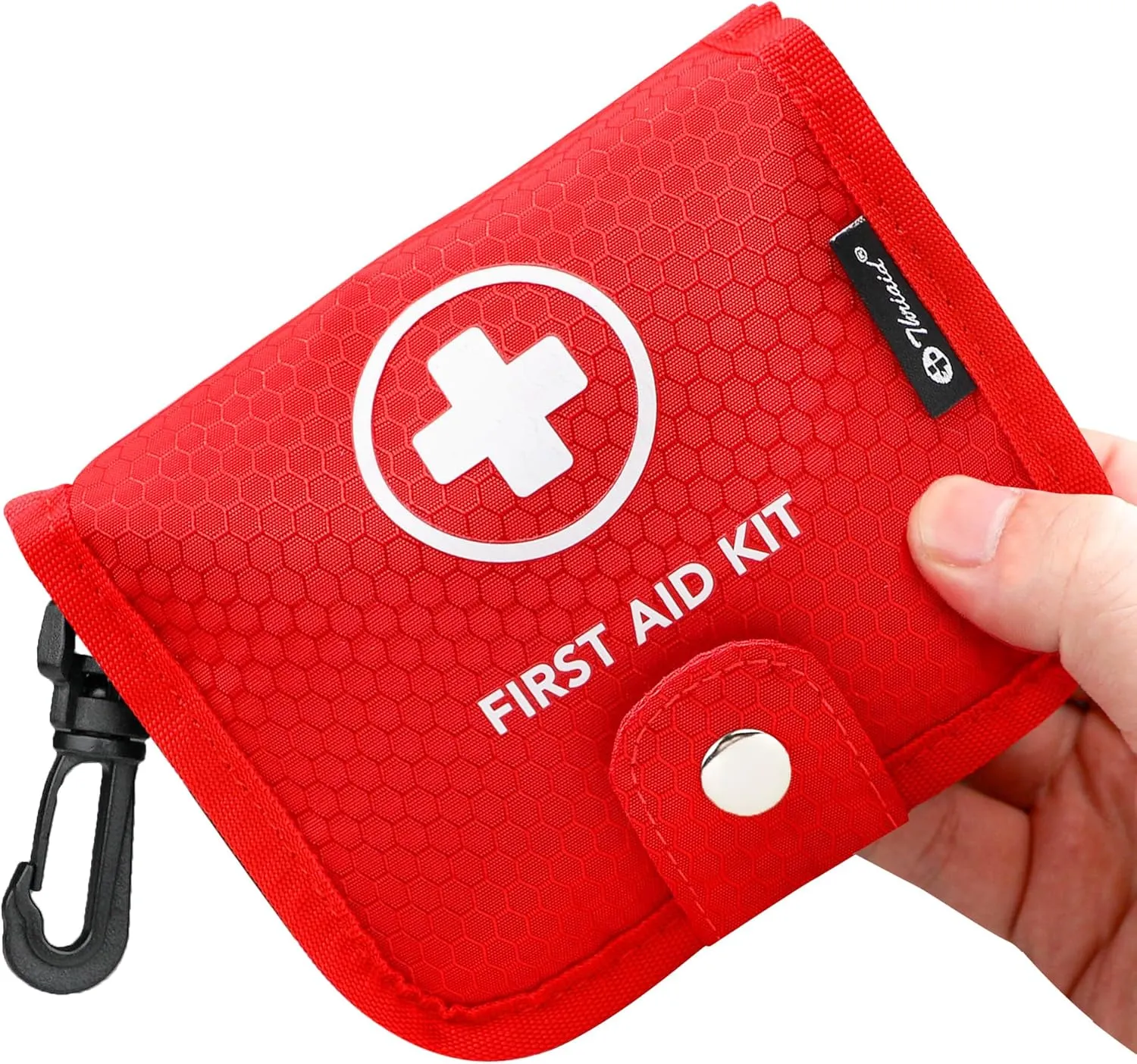 THRIAID Small First Aid Kit - 100 Piece Water-Resistant Pouch for Outdoor Safety