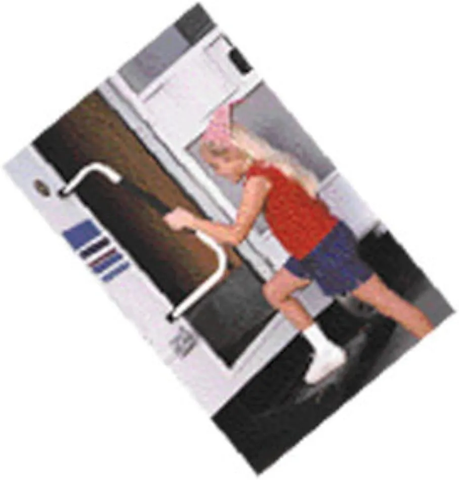 Top Line FH3200 White Folding Grab Handle with Grip